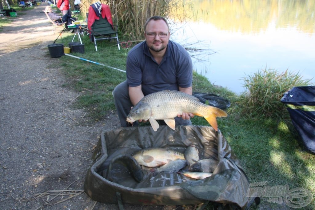 Kucsera Sebestyén 17 kg felett fogott eddig