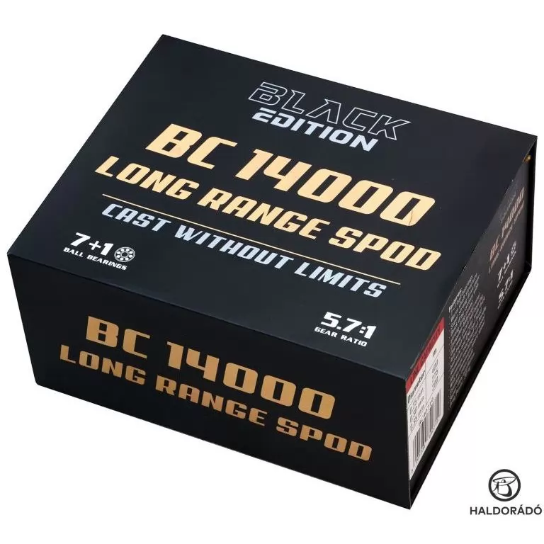 BLACK EDITION BC 14000 Long Range SPOD Távdobó orsó pótdobbal, díszdobozban / 7