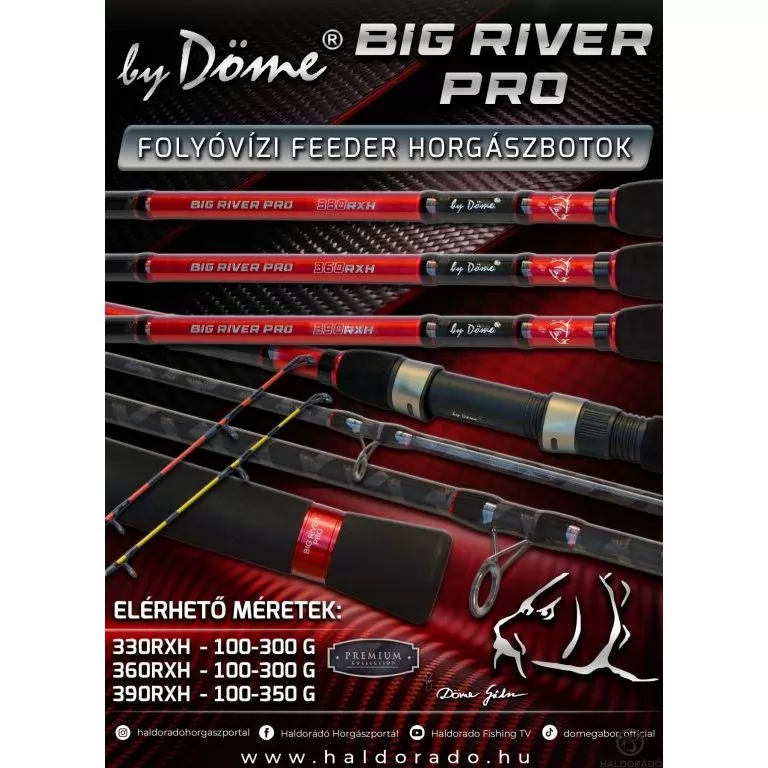 By Döme BIG RIVER PRO 360RXH parti folyóvízi feeder horgászbot / 1