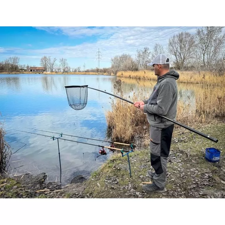 By Döme TEAM FEEDER Brutal Carp rakós merítőnyél 4 m / 19