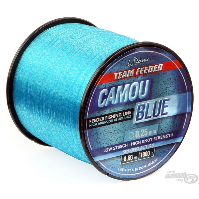 By Döme TEAM FEEDER Camou Blue Line 1000 m - 0,25 mm