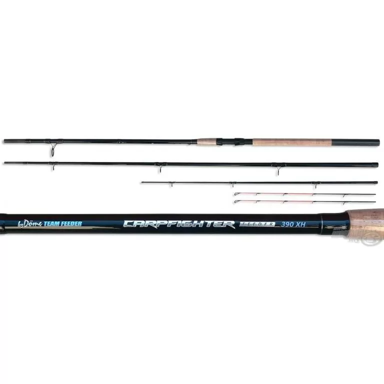 By Döme TEAM FEEDER Carp Fighter Feeder 390XH horgászbot + Dobókesztyű ujj / 2