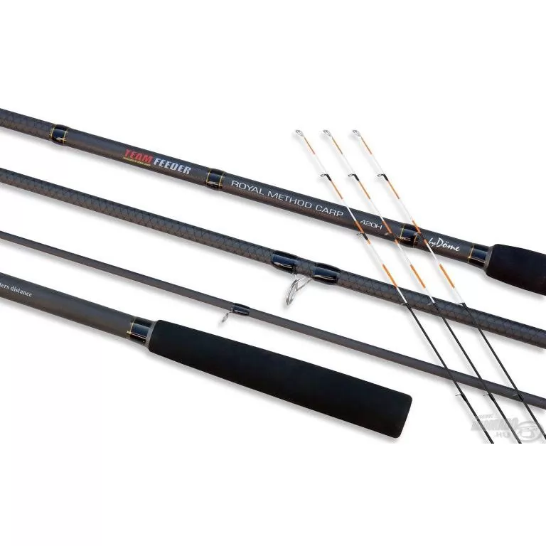 By Döme TEAM FEEDER Royal Method Carp 420H horgászbot + Dobókesztyű ujj / 1