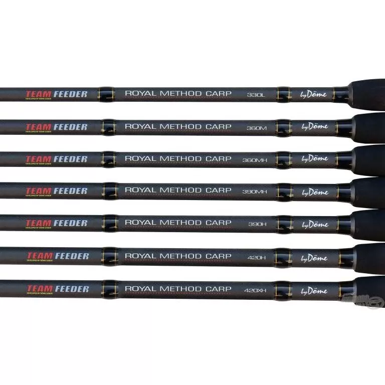 By Döme TEAM FEEDER Royal Method Carp 420H horgászbot + Dobókesztyű ujj / 5