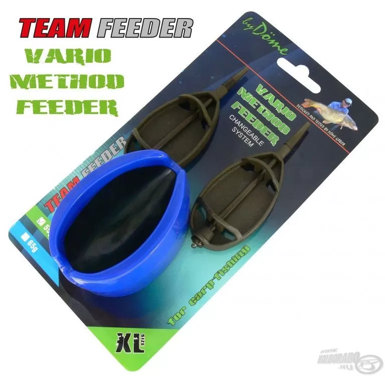 By Döme TEAM FEEDER Vario Method Feeder kosár szett XL 55 g