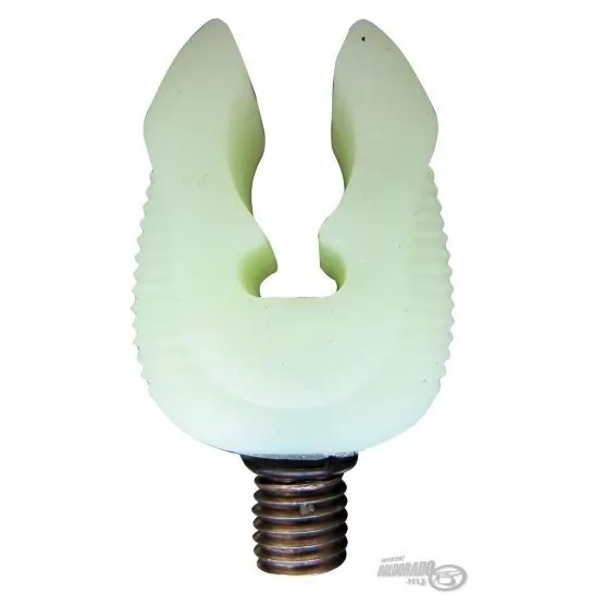 CARP ACADEMY Gumis villafej nyéltartó kicsi páros - fluoreszkáló