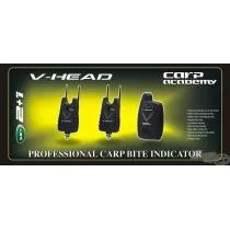 CARP ACADEMY V-Head elektromos kapásjelző szett 2+1 darabos