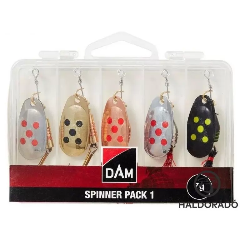 DAM Spinner Pack 7 g 5 db / csomag körforgó villantó szett / 1