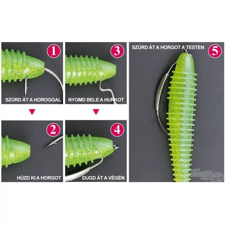 DECOY Worm 104 W Switcher 2/0 - 0,5 g / 3