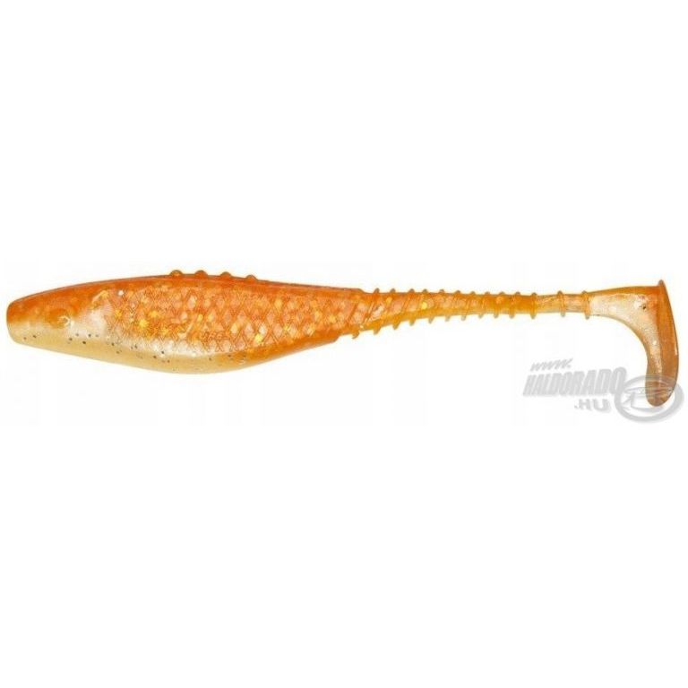 DRAGON Belly Fish Pro 10 cm - Pearl / Clear Orange Glitter