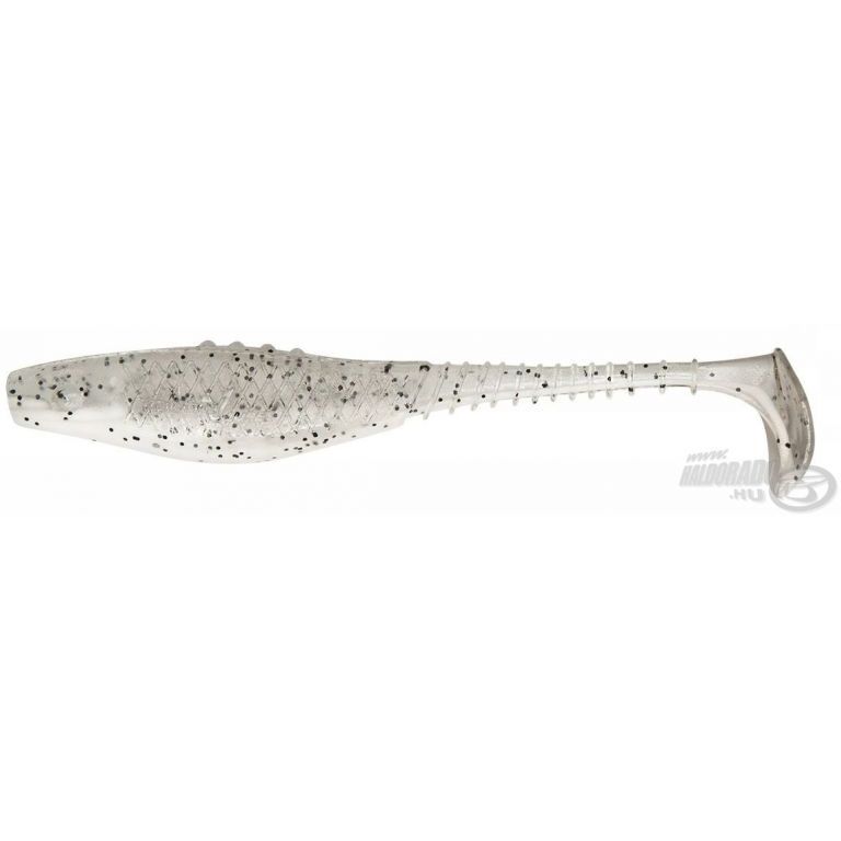DRAGON Belly Fish Pro 5 cm - White / Clear Black Glitter