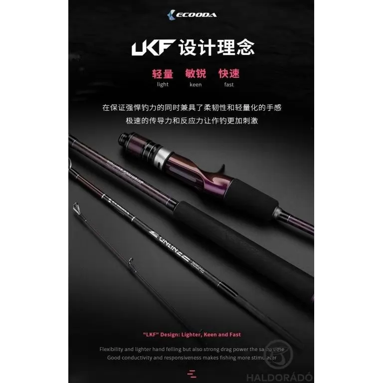 ECOODA Online E Light Jigging 183L Casting nyéltoldós wobbleres balinos horgászbot / 3