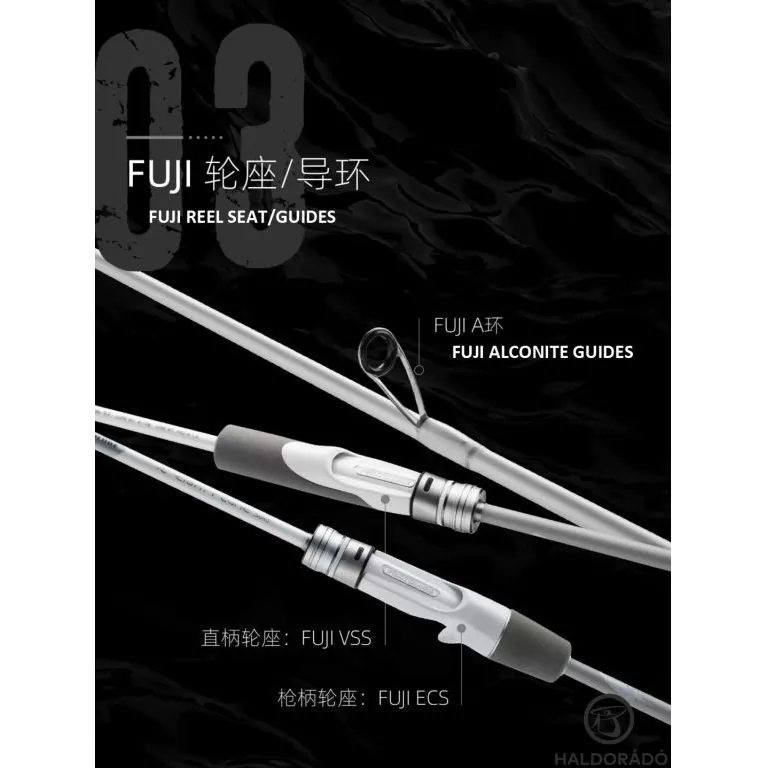 ECOODA Protolure Light Plume Solid 228M Spinning sügéres, kősüllős horgászbot / 4