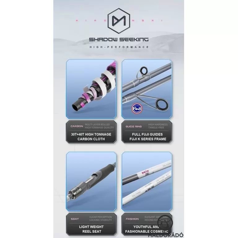 ECOODA Shadow Seeking 210M Casting horgászbot / 2