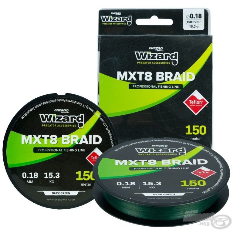 ENERGOTEAM Wizard MXT8 Braid 150 m - 0,06 mm