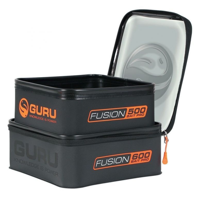GURU Fusion Bait Pro 600 + 500 - Csalitartó edény fedeles