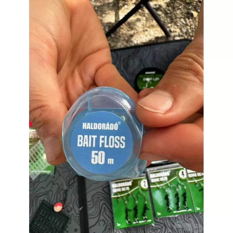HALDORÁDÓ Bait Floss 50 m - Égethető csali selyem ütköző lebegő csalikhoz / 5