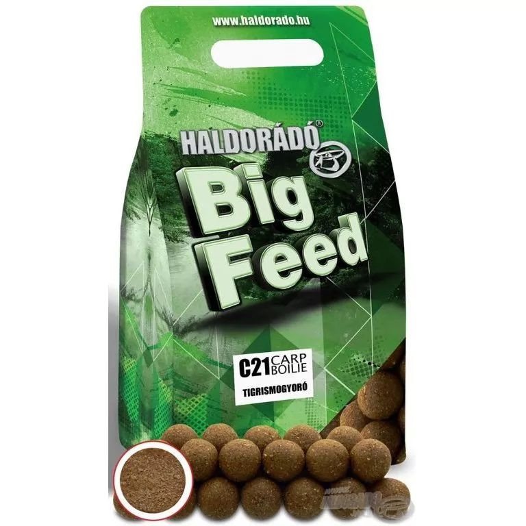 HALDORÁDÓ Big Feed - C21 Boilie - Tigrismogyoró 2 kg / 1