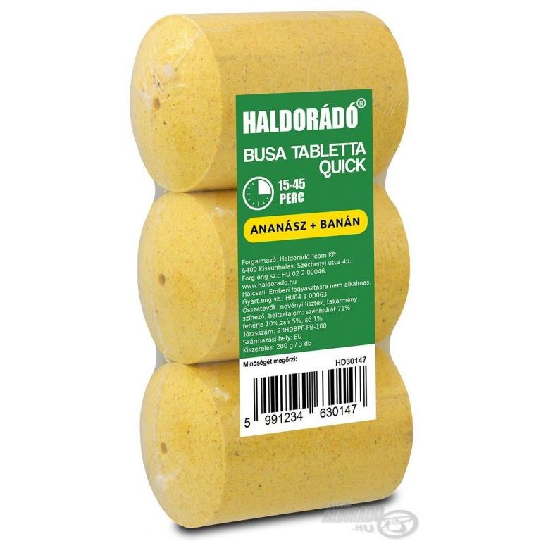 HALDORÁDÓ Busa tabletta Quick - Ananász + banán