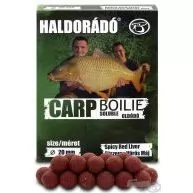 HALDORÁDÓ Carp Boilie oldódó - Fűszeres Vörös Máj
