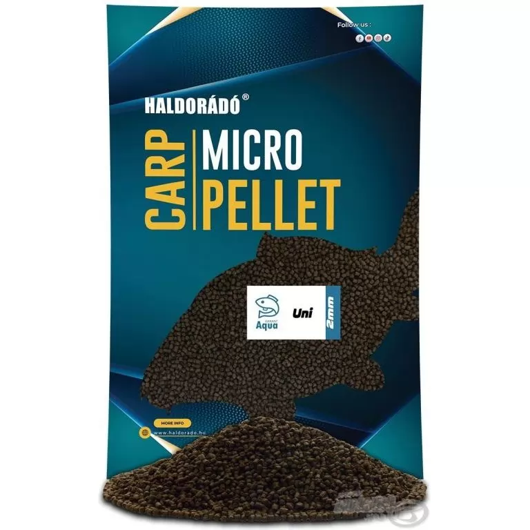 HALDORÁDÓ Carp Micro Pellet - Aqua Garant Uni Pellet 2 mm / 1