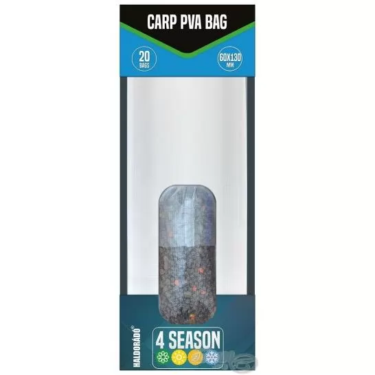 HALDORÁDÓ Carp PVA Bag 60x130 mm - PVA tasak 20 db/csg