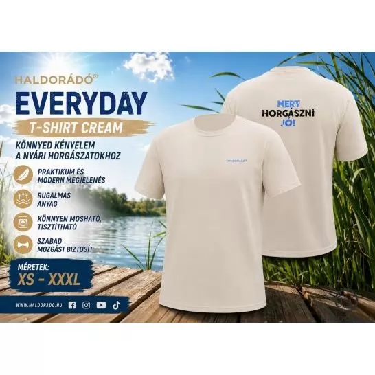 HALDORÁDÓ Everyday T-Shirt Cream XXXL termék kép