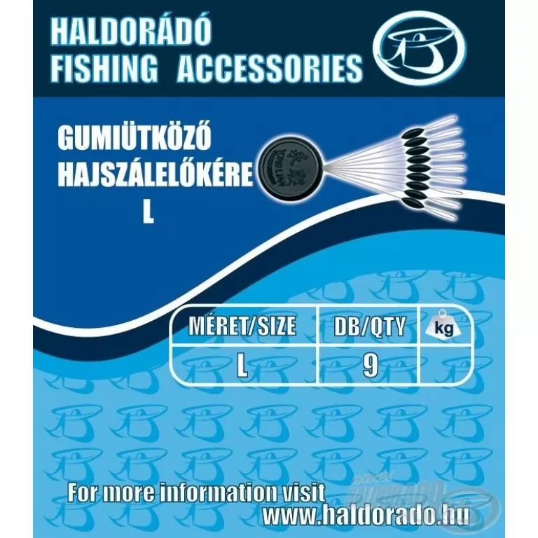 HALDORÁDÓ Gumiütköző hajszálelőkére - L / 1