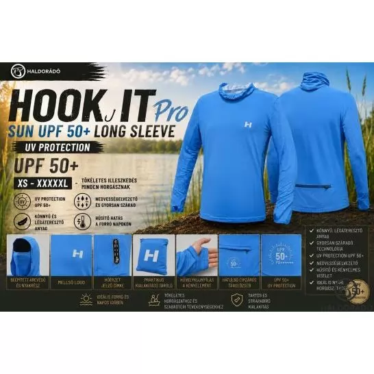HALDORÁDÓ HOOK IT Pro SUN UPF 50+ Long Sleeve XXL termék kép