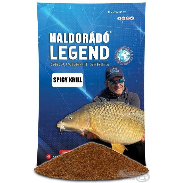 HALDORÁDÓ LEGEND Groundbait - Spicy Krill