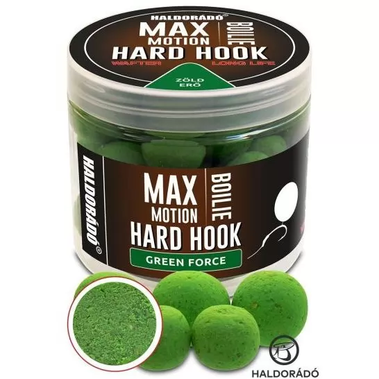 HALDORÁDÓ MAX MOTION Boilie Hard Hook Wafter 16, 20 mm - Green Force
