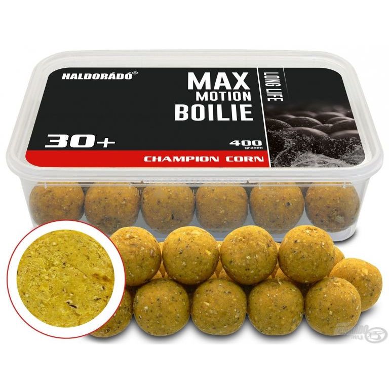 HALDORÁDÓ MAX MOTION Boilie Long Life 30+ mm - Champion Corn