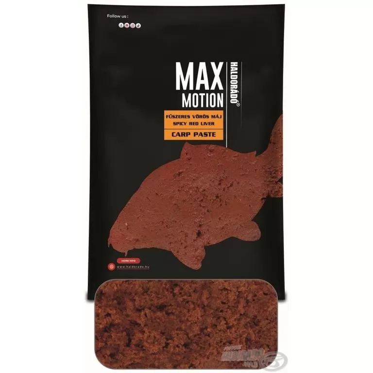 HALDORÁDÓ MAX MOTION Carp Paste - Fűszeres Vörös Máj / 1