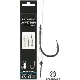 HALDORÁDÓ Method Rig 9 Mono 10 mm / D-Rig 8 Barbed mikroszakállas horoggal termék kép
