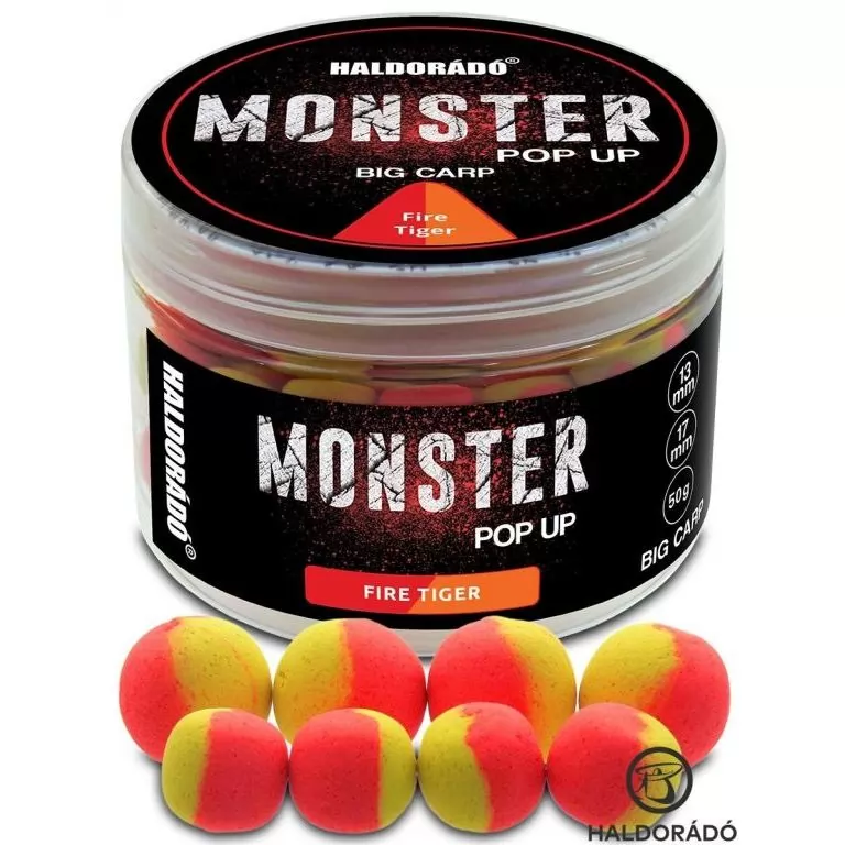 HALDORÁDÓ MONSTER Pop Up Big Carp 13, 17 mm - Fire Tiger / 1