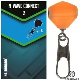 HALDORÁDÓ N-WAVE CONNECT 2 - SIC betétes, erős csúszó forgós karabiner