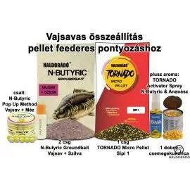 HALDORÁDÓ Nyári recept 7 - Vajsavas összeállítás pellet feederes pontyozáshoz