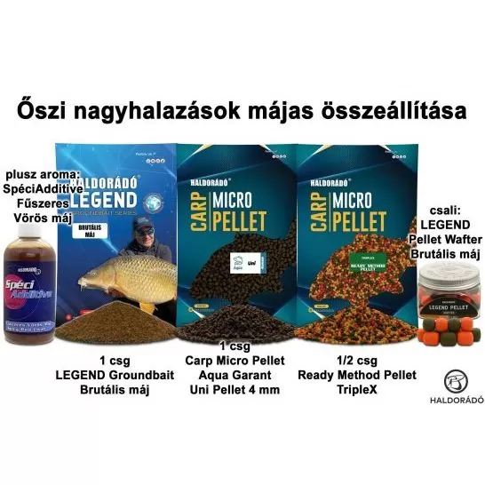 HALDORÁDÓ Őszi recept 12 - Őszi nagyhalazások májas összeállítása termék kép
