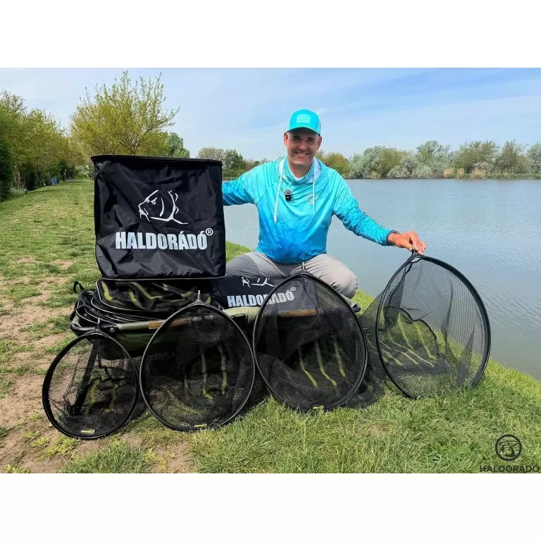 HALDORÁDÓ Power Carp Landing Net 65x58 cm - szupererős alu pontyos merítőfej / 6