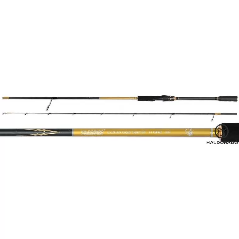 HALDORÁDÓ Predator Catfish Gold Spin 200 Fast H NR2 (15-60 g) by KAIWO 2 részes harcsapergető horgászbot / 2