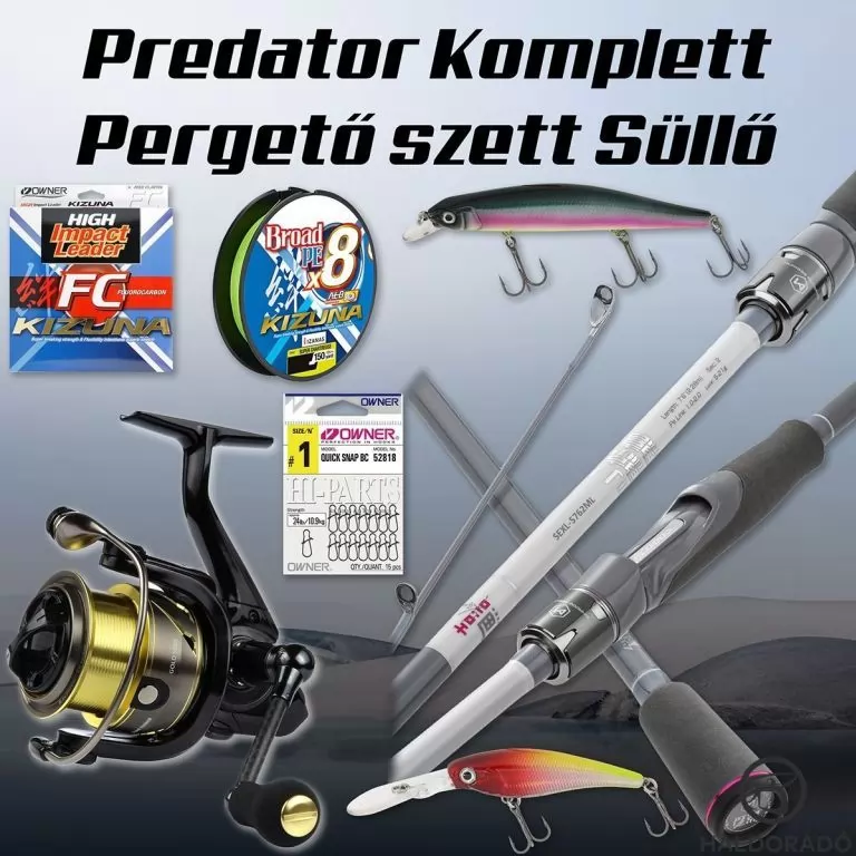 HALDORÁDÓ Predator Komplett Pergető szett Süllő / 1