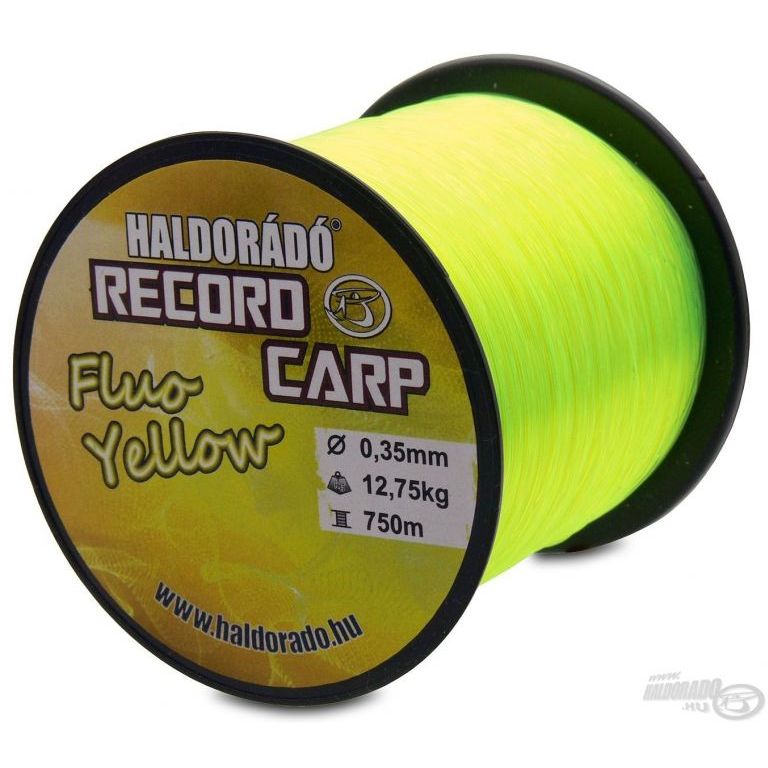 HALDORÁDÓ Record Carp Fluo Yellow 0,35 mm / 750 m