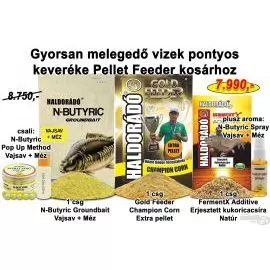 HALDORÁDÓ Tavaszi recept 11 - Gyorsan melegedő vizek pontyos keveréke Pellet Feeder kosárhoz