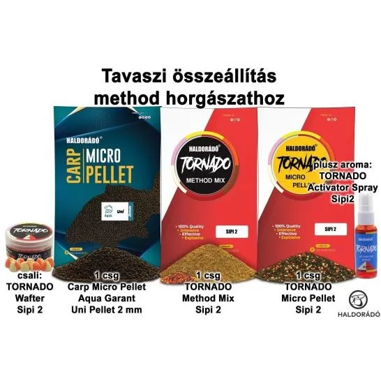 HALDORÁDÓ Tavaszi recept 7 - Tavaszi összeállítás method horgászathoz