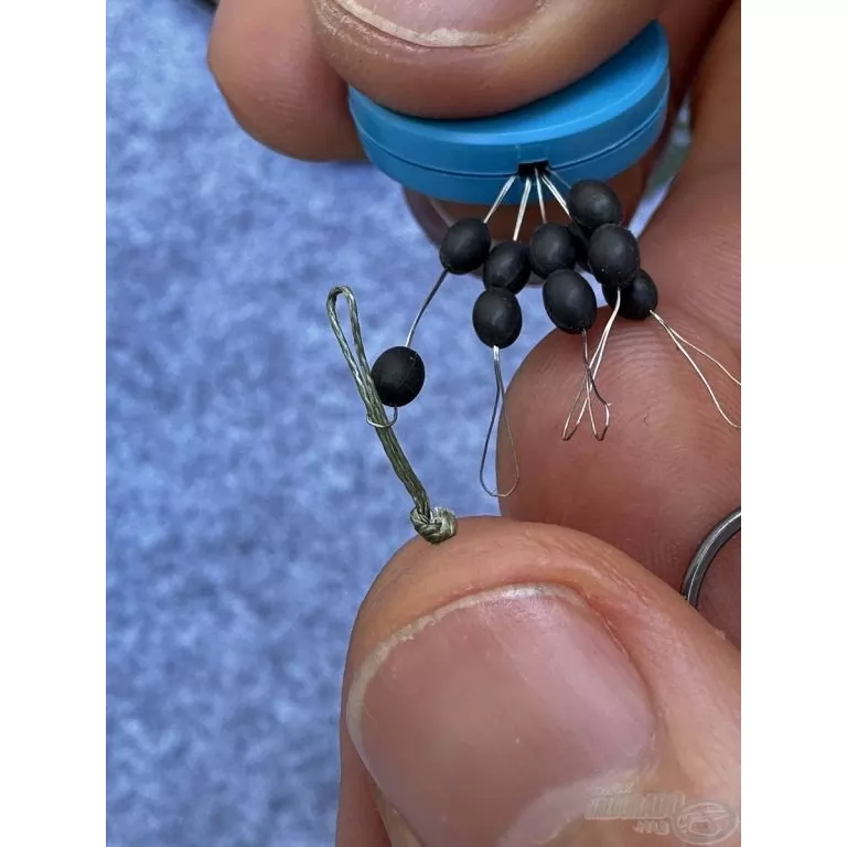 HALDORÁDÓ Tungsten Oval Bead 6 mm - Volfrám horogelőke súlyozó és gumi ütköző / 2