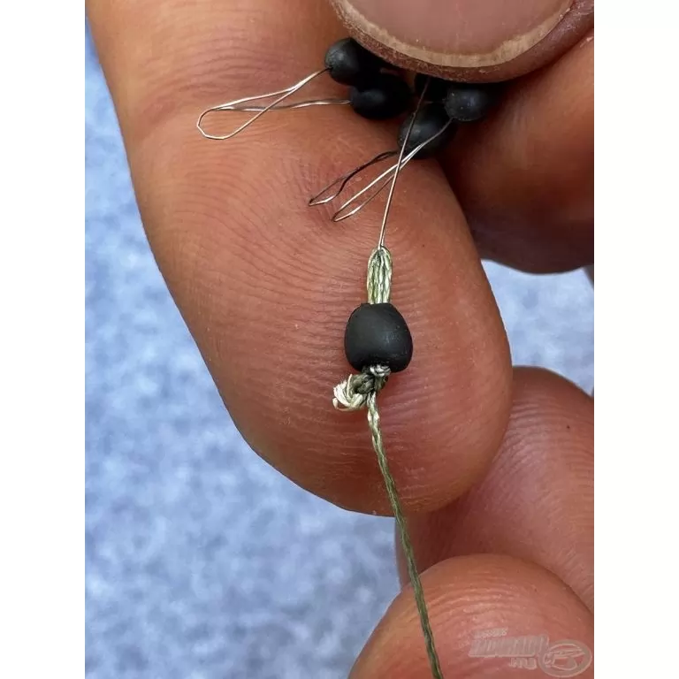 HALDORÁDÓ Tungsten Oval Bead 8 mm - Volfrám horogelőke súlyozó és gumi ütköző / 3