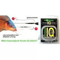 KORDA IQ fluorocarbon előkezsinór 10 Lbs