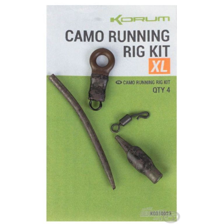 KORUM Feeder végszerelék - Camo Running Rig Kit XL