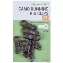 KORUM Feeder végszerelék - Camo XL Running Rig Clips