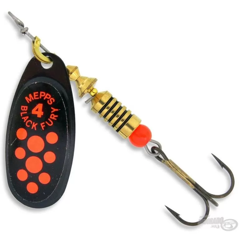 Mepps Black Fury 4 - Orange fekete / 1